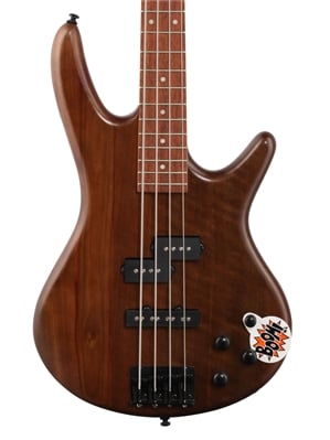 Ibanez GSR200 Electric Bass Guitar Walnut Flat Front View
